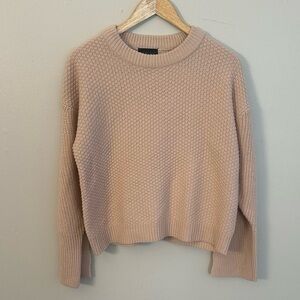 TOPSHOP Women’s Crewneck Neutral Sweater Top Pullover